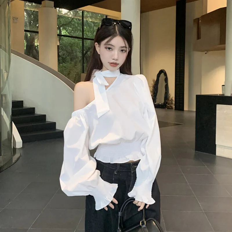 Incolore Flared Sleeve T Shirt Women's White-3