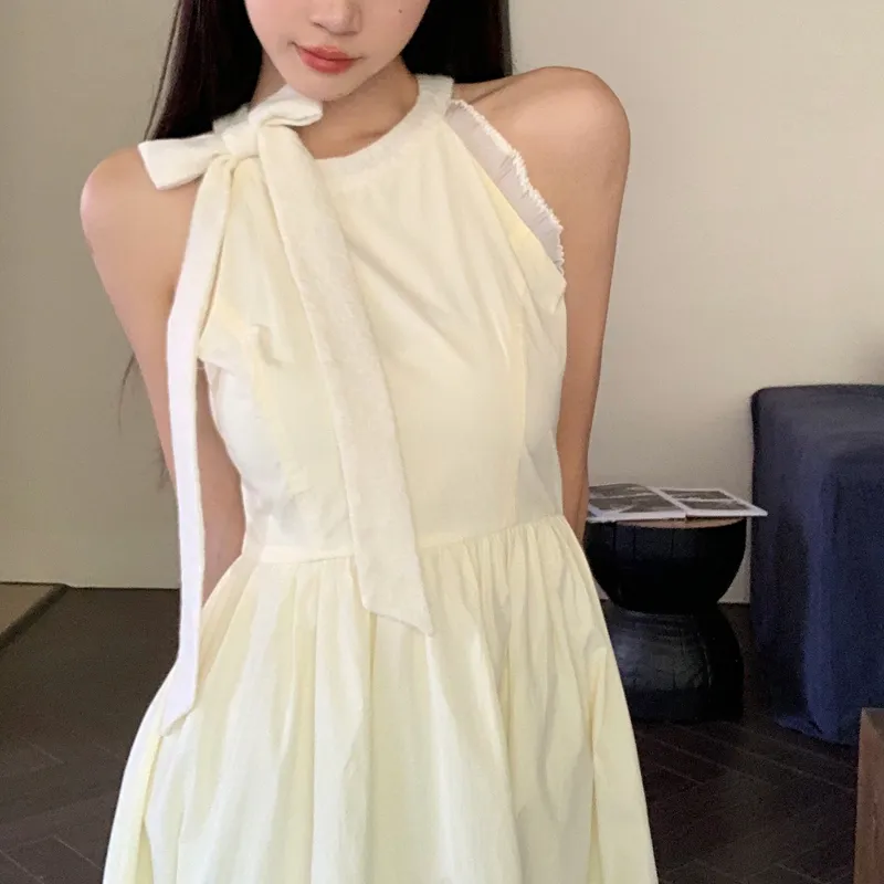 Incolore Sleeveless Dress Women's Apricot-2