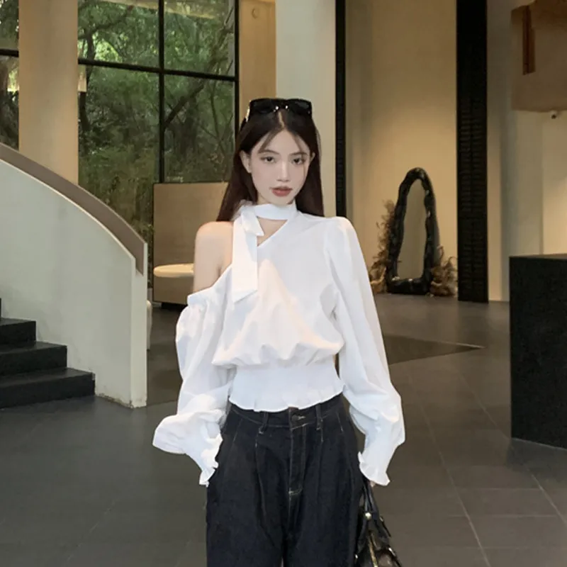 Incolore Flared Sleeve T Shirt Women's White-4