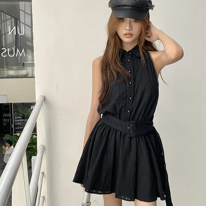 Incolore Sleeveless Dress Women's Black-3