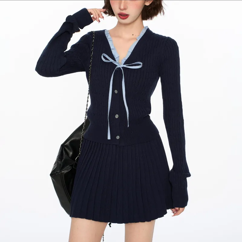 Incolore Two Piece Skirt Sets Women's-5