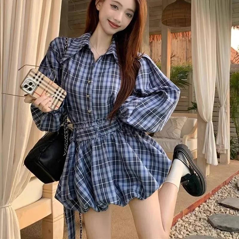 Incolore Skirt Set Women's Dark Blue-2