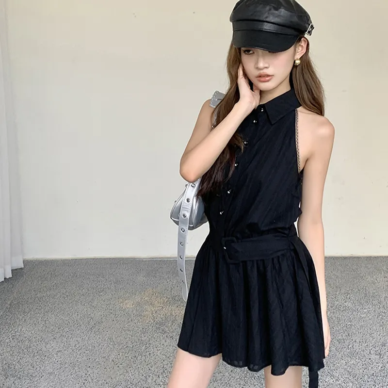 Incolore Sleeveless Dress Women's Black-2