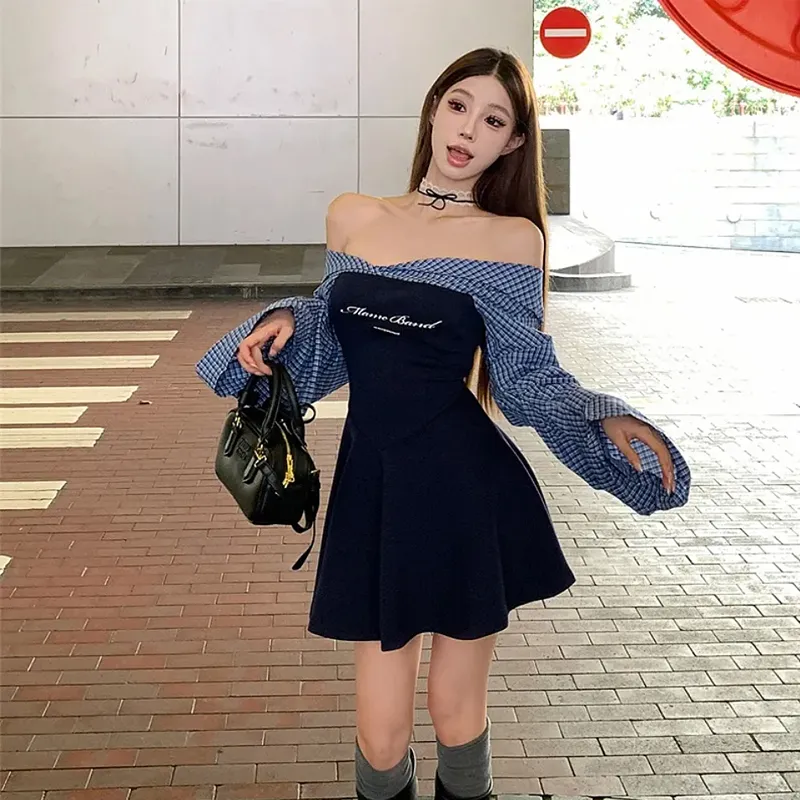 Incolore Long Sleeved Dresses Women's-2