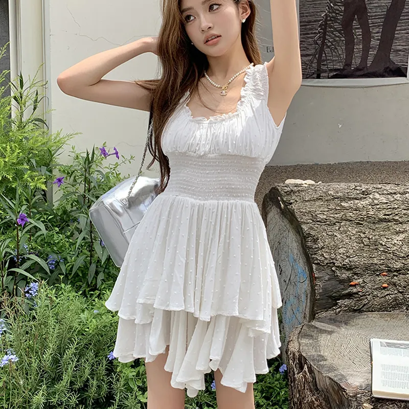 Incolore Slip Dresses Women's White-2
