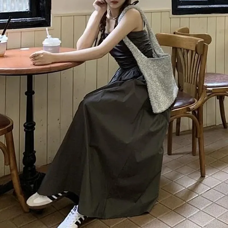 Incolore Slip Dresses Women's Gray-2