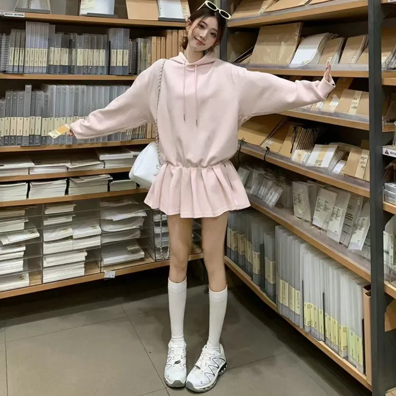 Incolore Long Sleeved Dresses Women's Pink-5