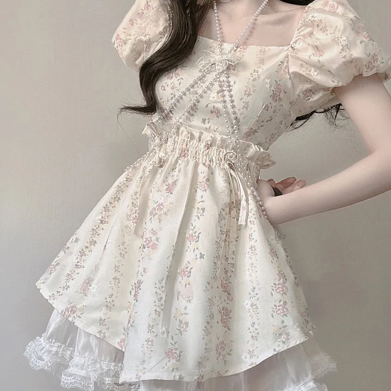 Incolore Short Sleeved Dresses Women's Apricot-2
