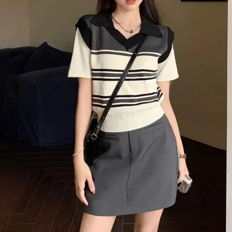 Incolore Two Piece Skirt Sets Women's-2
