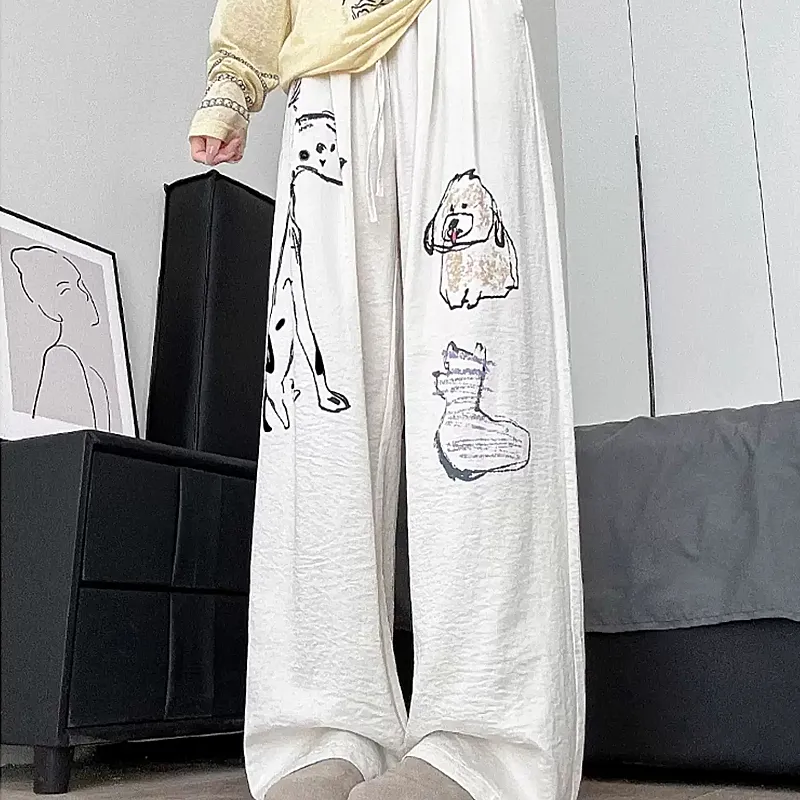 Incolore Casual Pants Women's Ecru-3