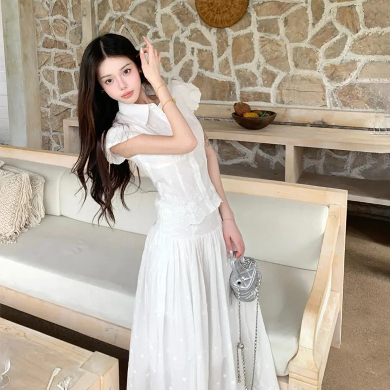 Incolore Two Piece Skirt Sets Women's-3