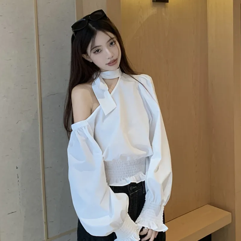 Incolore Flared Sleeve T Shirt Women's White-5
