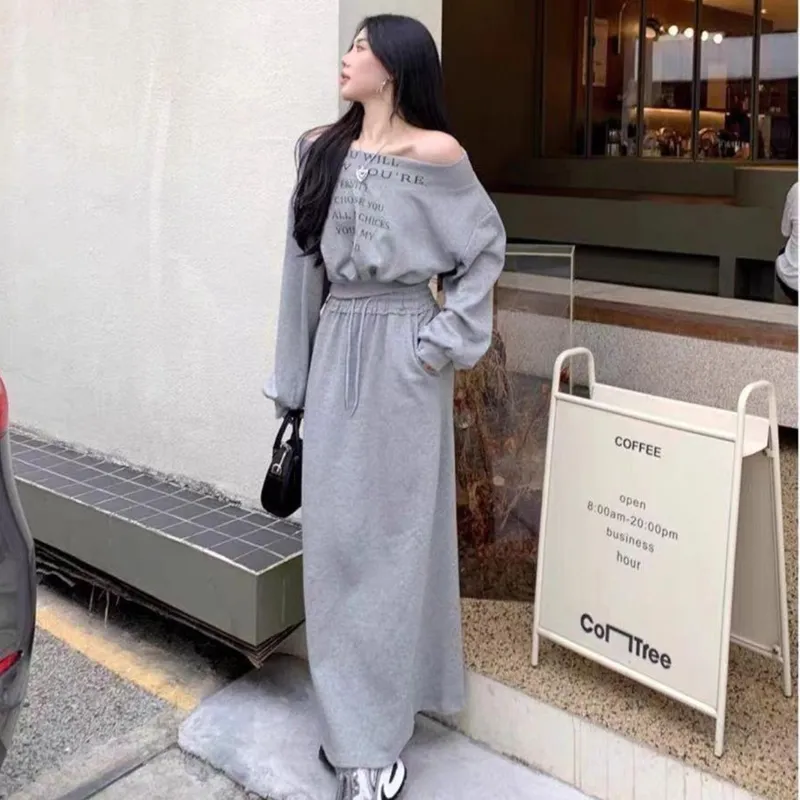 Incolore Skirt Set Women's Gray-3