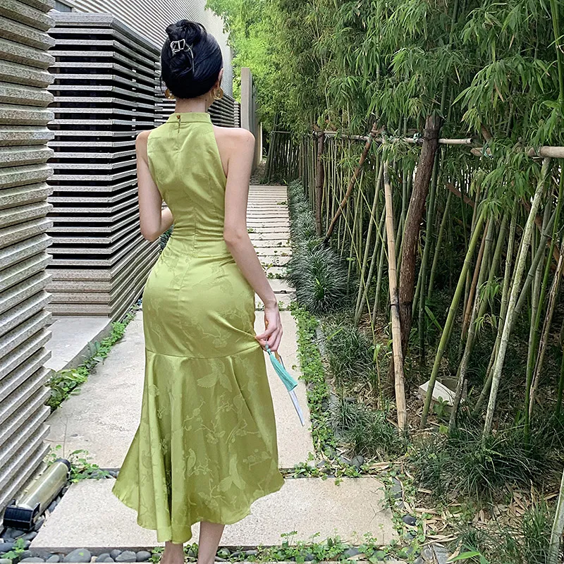 Incolore Sleeveless Dress Women's Green-2
