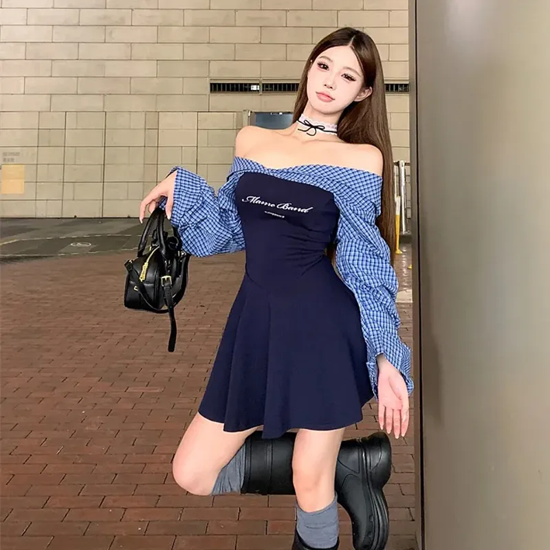 Incolore Long Sleeved Dresses Women's-3
