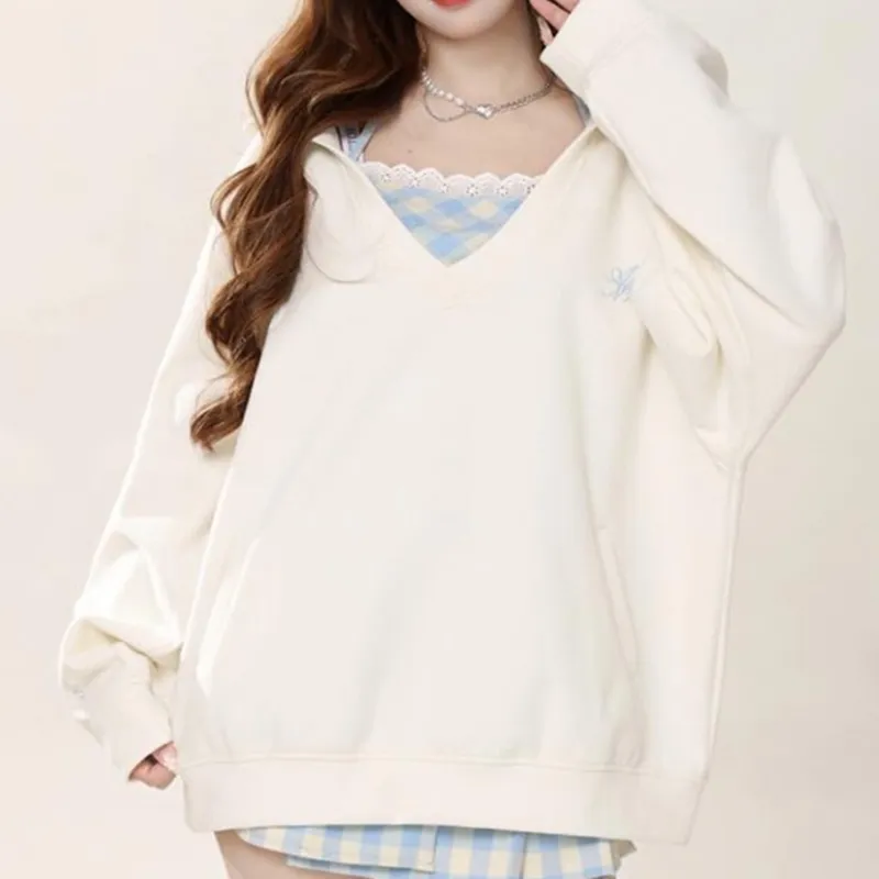 Incolore Sweatshirt Women's White-2