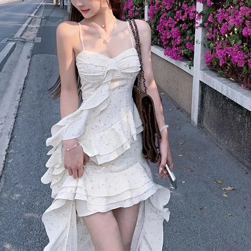 Incolore Slip Dresses Women's White-2