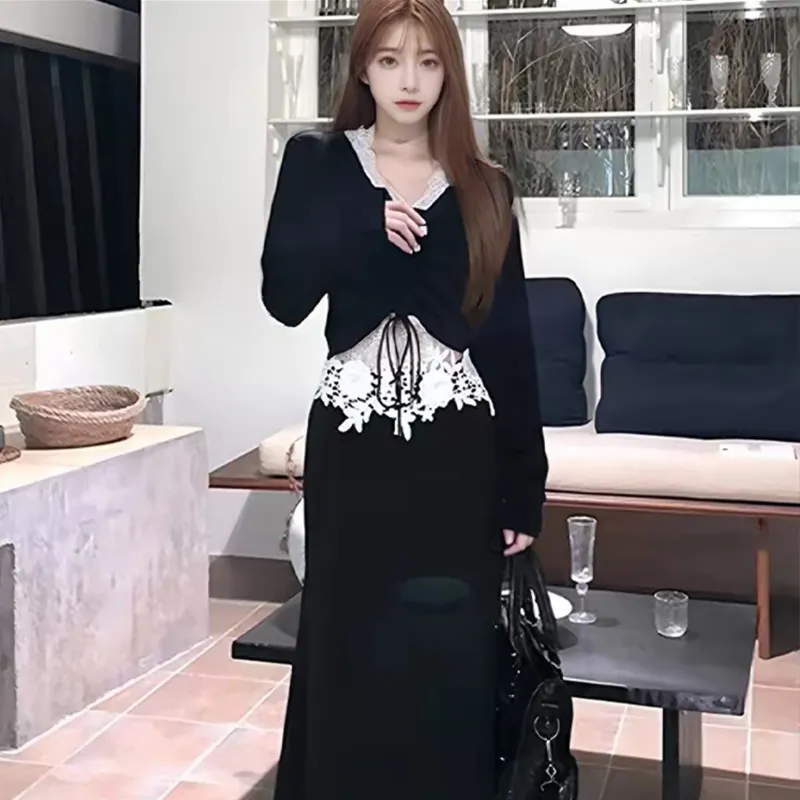 Incolore Skirt Set Women's Black-5