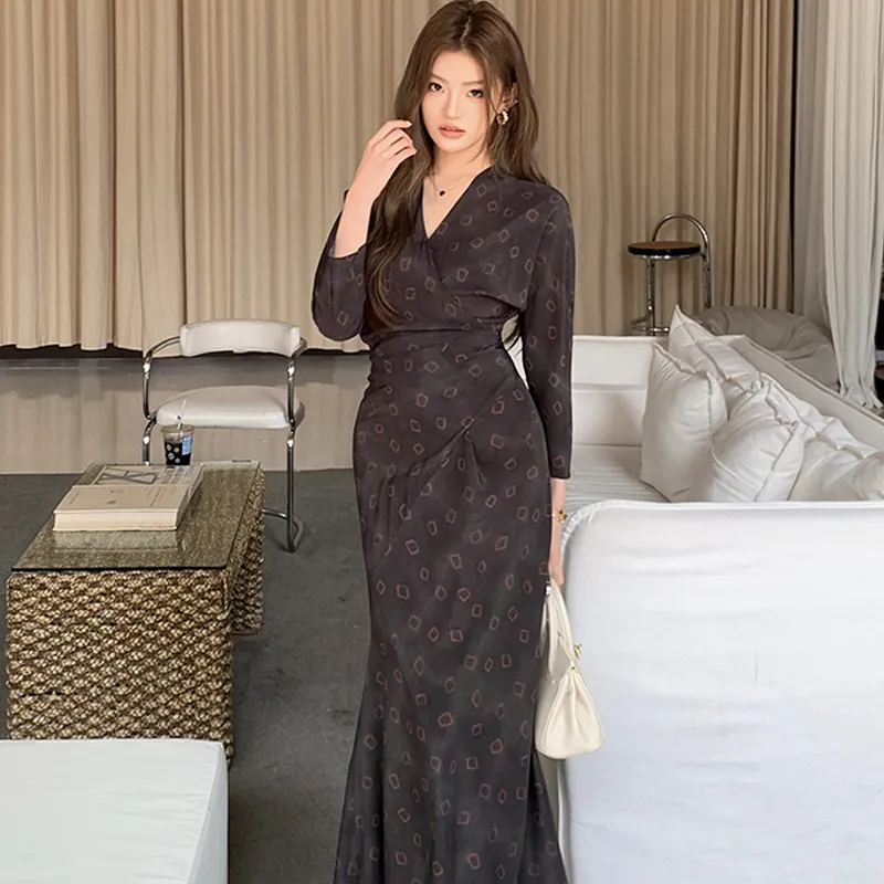 Incolore Long Sleeved Dress Women's-4