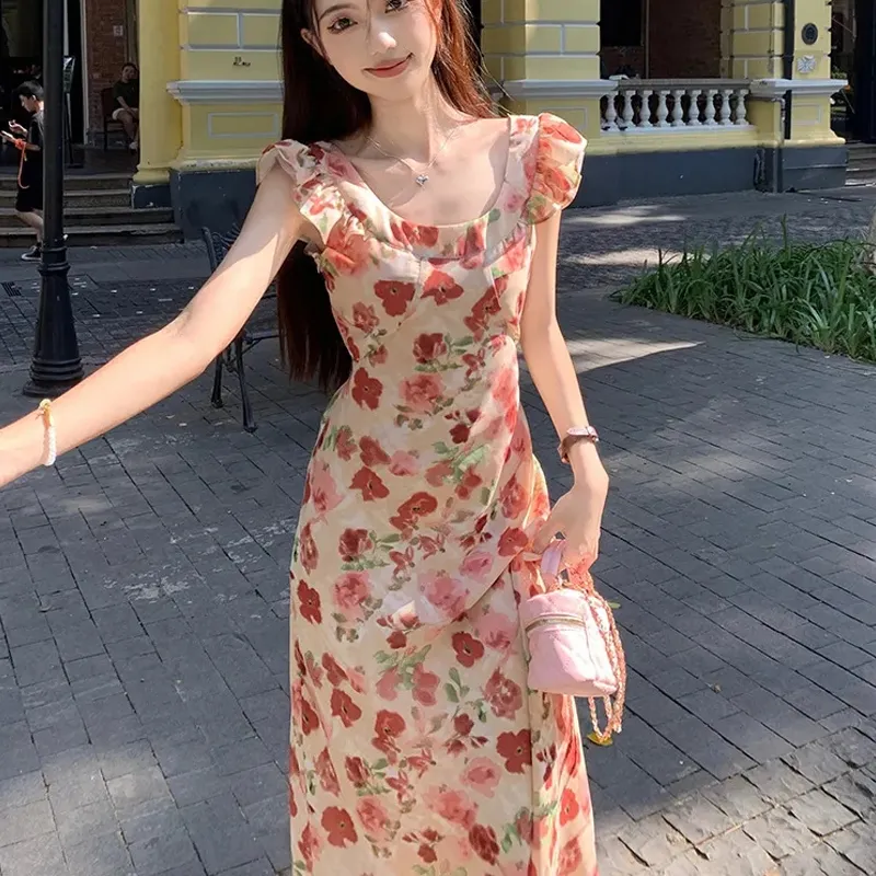 Incolore Short Sleeved Dresses Women's Pink-2