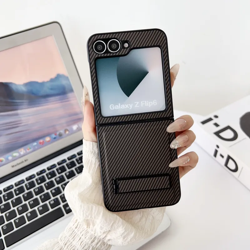 ZHUOJI ABS+PC Material Foldable Phone Case Compatible With Samsung Z Flip 6 Fully Enclosed Impact Resistant-9
