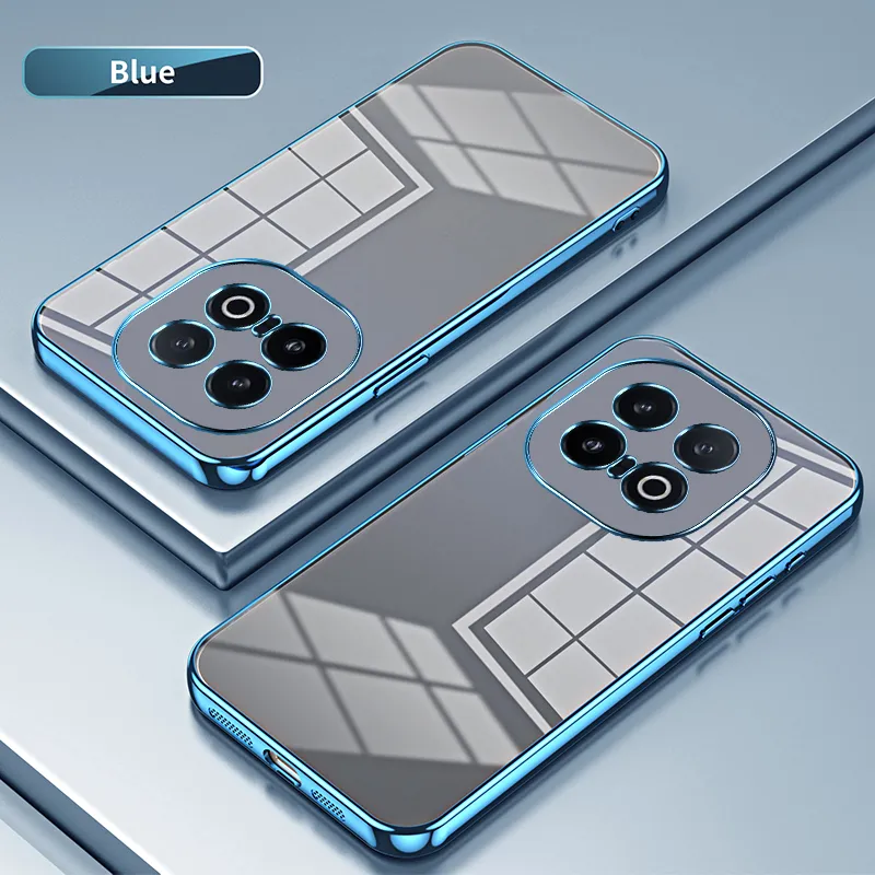 ZHUOJI TPU Material Electroplated Precision Hole Phone Case Compatibility Iqoo13/12/11/10/9/8/7/Neo9/8-7