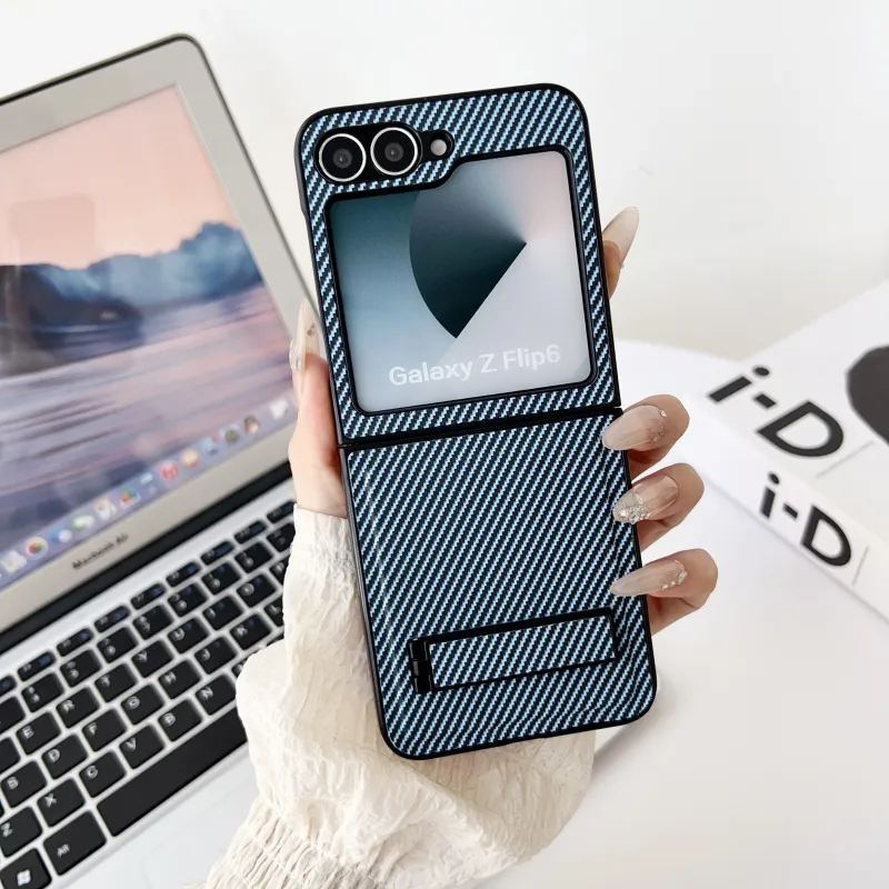 ZHUOJI ABS+PC Material Foldable Phone Case Compatible With Samsung Z Flip 6 Fully Enclosed Impact Resistant-5