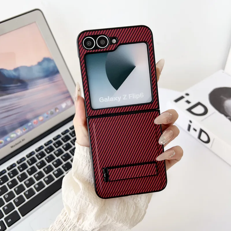 ZHUOJI ABS+PC Material Foldable Phone Case Compatible With Samsung Z Flip 6 Fully Enclosed Impact Resistant-7