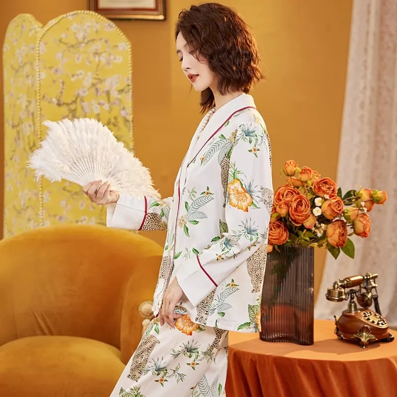 Shanghai Story Pajama Set Women's Gift Box Set Leopard-3