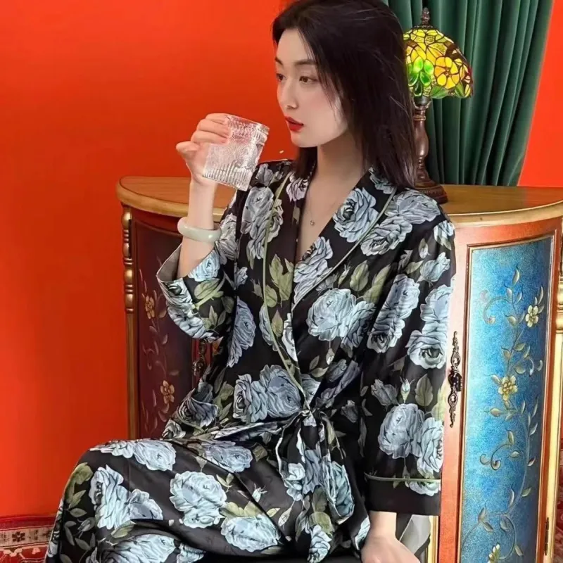Shanghai Story Pajama Set Women's Gift Box Set Image Color-2