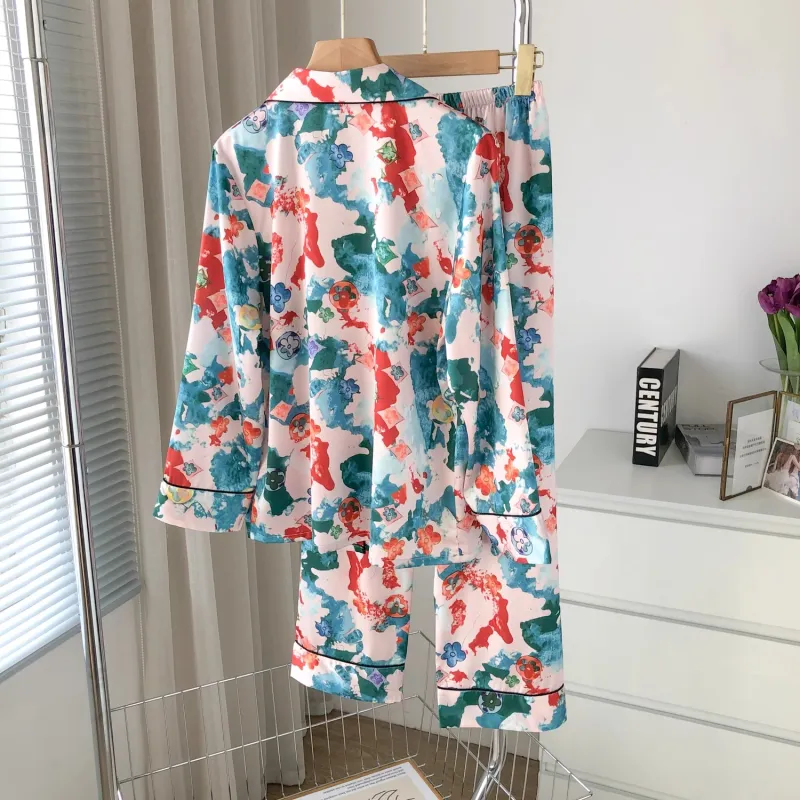 Shanghai Story Pajama Set Women's Gift Box Set Multicolor-4