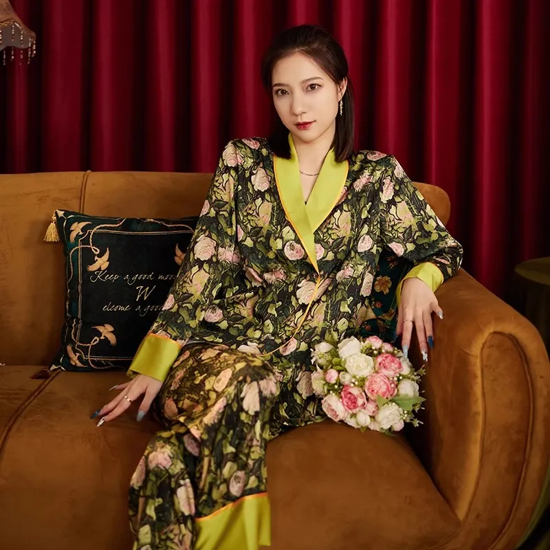 Shanghai Story Pajama Set Women's Gift Box Set Butterfly Love Flower-1