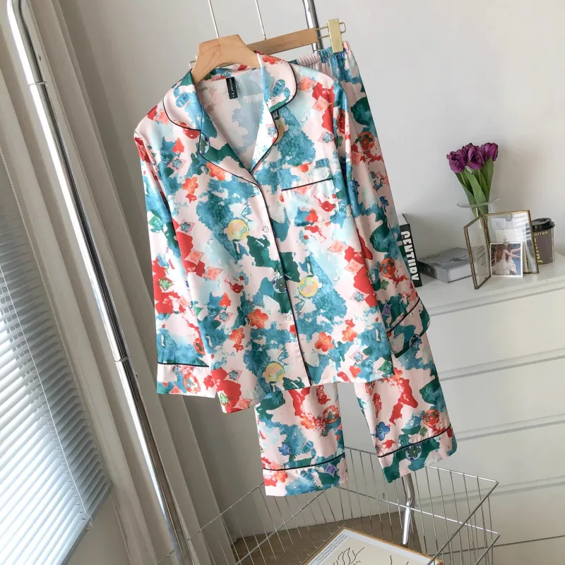 Shanghai Story Pajama Set Women's Gift Box Set Multicolor-2