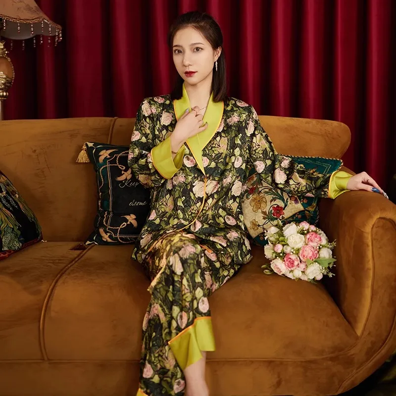 Shanghai Story Pajama Set Women's Gift Box Set Butterfly Love Flower-3