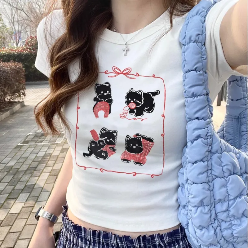 ABCMININ Regular T Shirt Women's-3