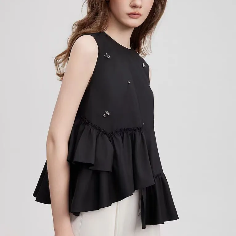 ABCMININ Shirts Women's Black-2
