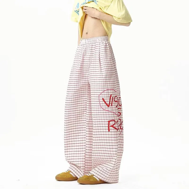 ABCMININ Casual Pants Women's Pink-3