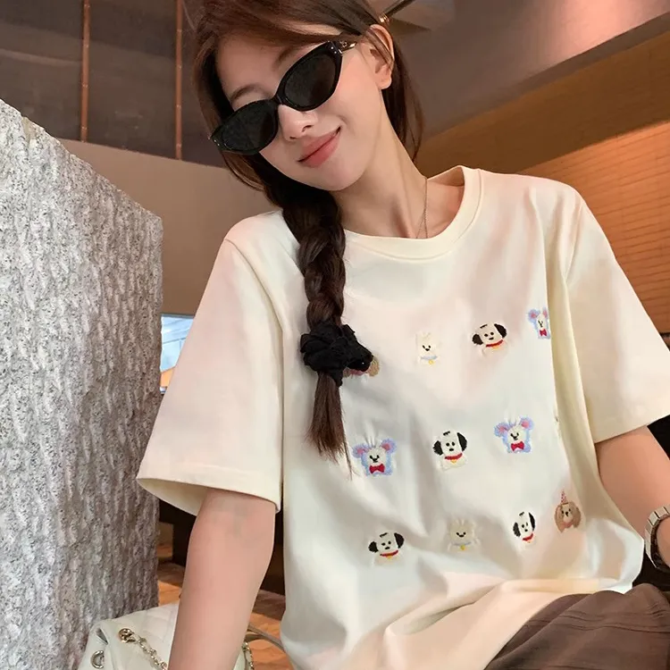 ABCMININ Regular T Shirt Women's-2