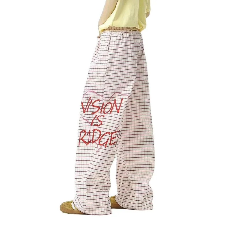 ABCMININ Casual Pants Women's Pink-1