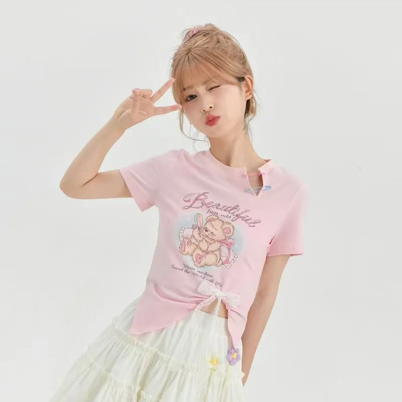 ABCMININ T Shirts Women's-6