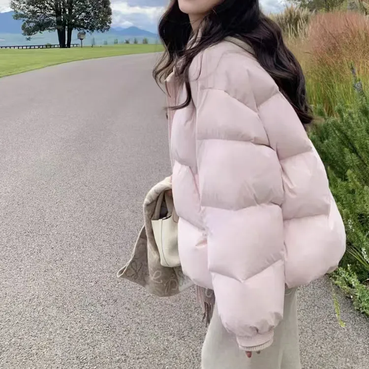 ABCMININ Puffer Jacket Women's Pink-3