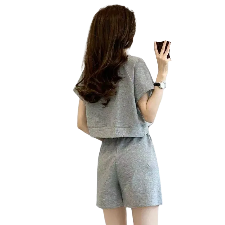 ABCMININ Casual Suit Women's Gray-1