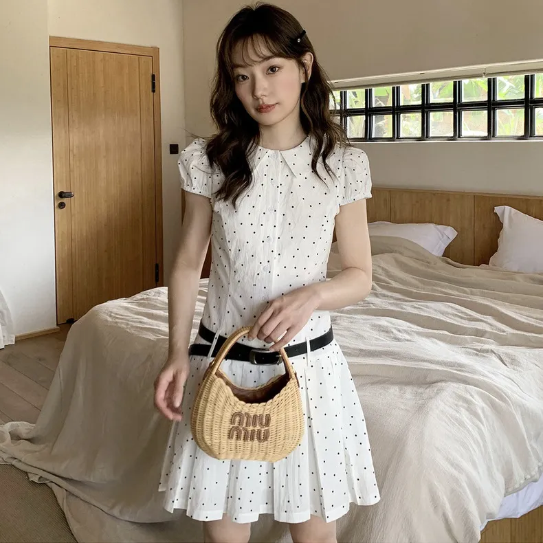 ABCMININ Short Sleeved Dress Women's-2