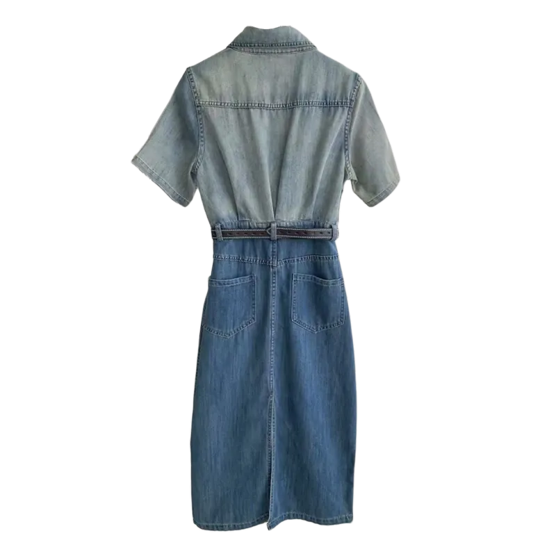 ABCMININ Short Sleeved Dress Women's-1