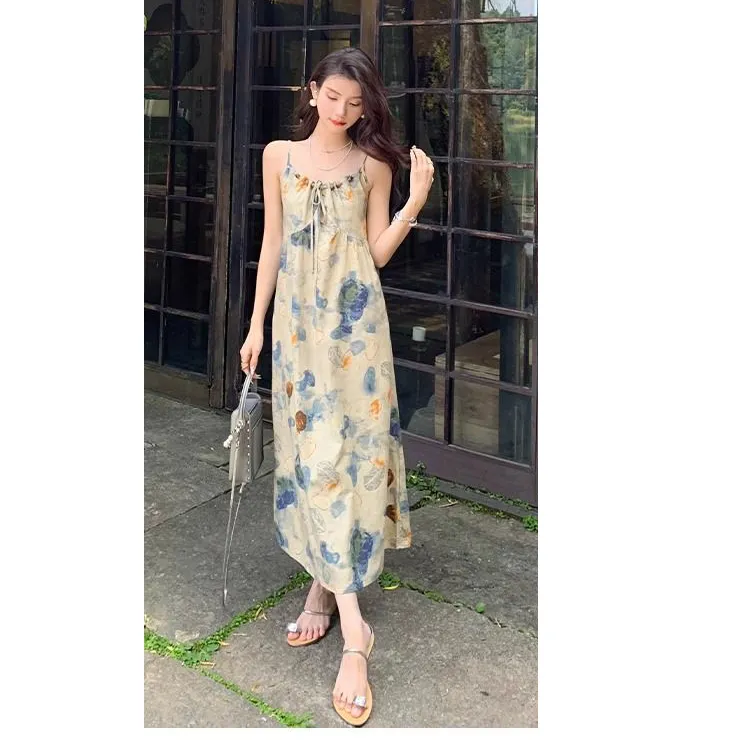 ABCMININ Slip Dresses Women's Image Color-2