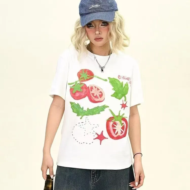 ABCMININ Set in Sleeve T Shirt Women's-2