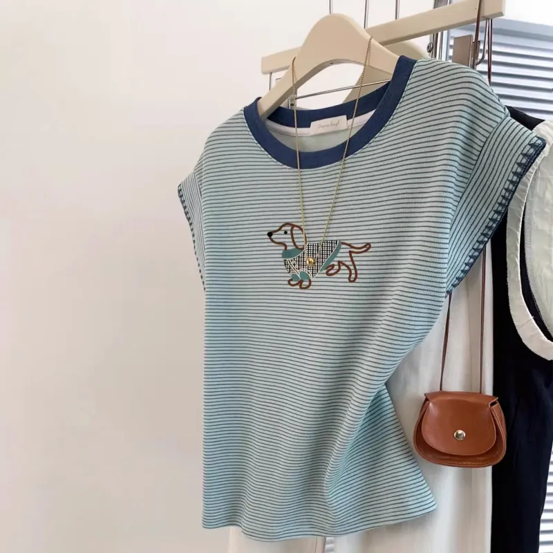 ABCMININ Regular T Shirt Women's-3