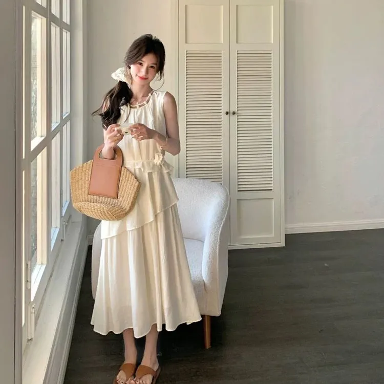 ABCMININ Sleeveless Dress Women's-3