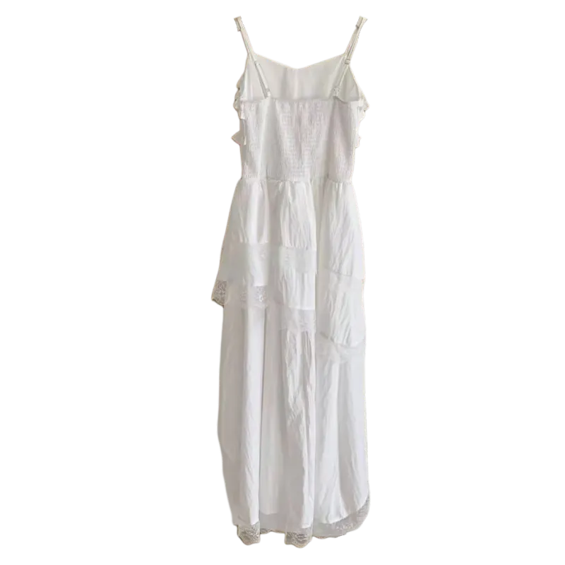 ABCMININ Slip Dresses Women's White-1