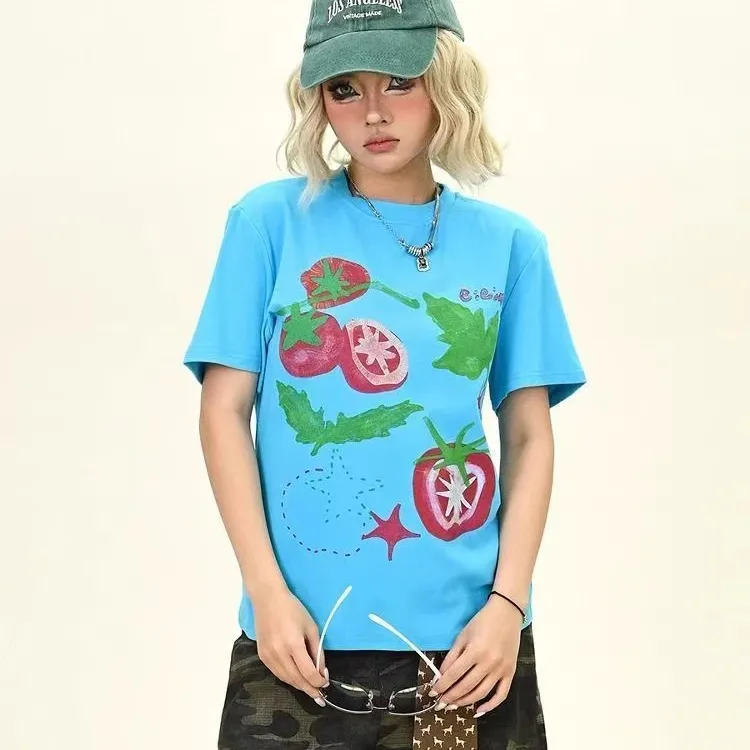 ABCMININ Set in Sleeve T Shirt Women's-6